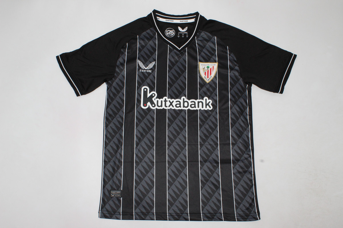 AAA Quality Athletic Bilbao 23/24 GK Black Soccer Jersey